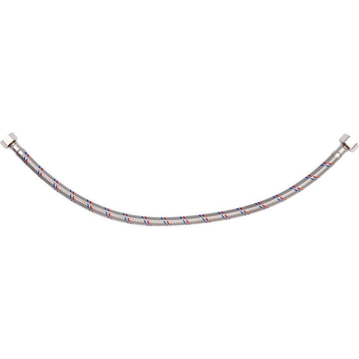 Fuirtun de conectare, Fala, Inox, F/F, 1/2", 3/8", 500 mm