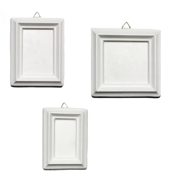 Set 3 rame foto ipsos pentru pictat 6,5-9 CM