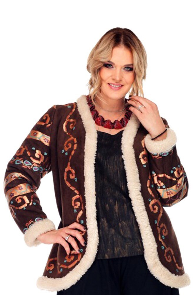 Jacheta blanita ecologica G4539, Multicolor