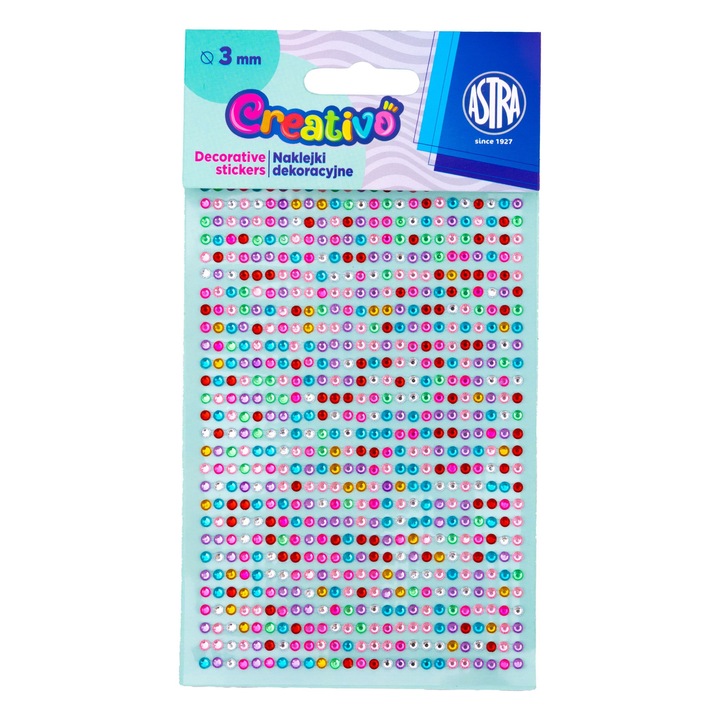 780 db-os gyöngy készlet, Astra, Matricák, Többszínű