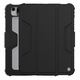 Husă de protecție Nillkin Bumper Pro din silicon pentru tabletă, flip activ, rezistență la șocuri, suport de birou, negru, compatibilă cu: Apple IPAD 11, 2025, / IPAD 10.9, 2022