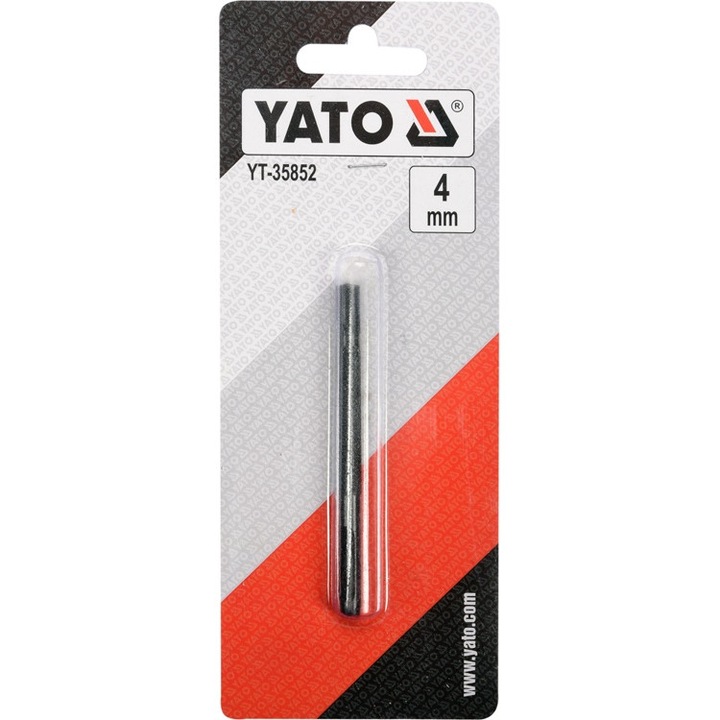 Accesoriu gaurit piele, Yato, 4 mm, Negru