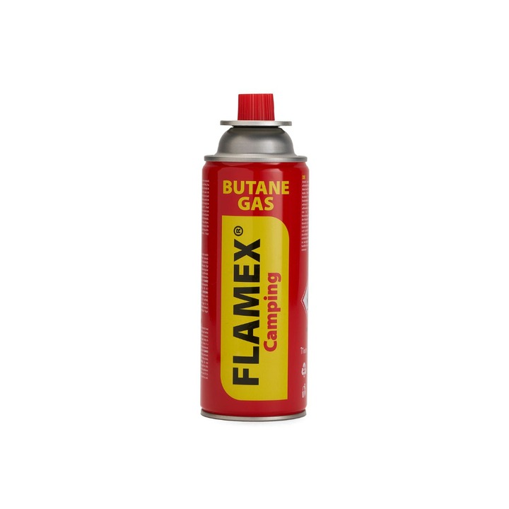 Butelie spray gaz Flamex 227 / cu valva / pentru aragaz camping