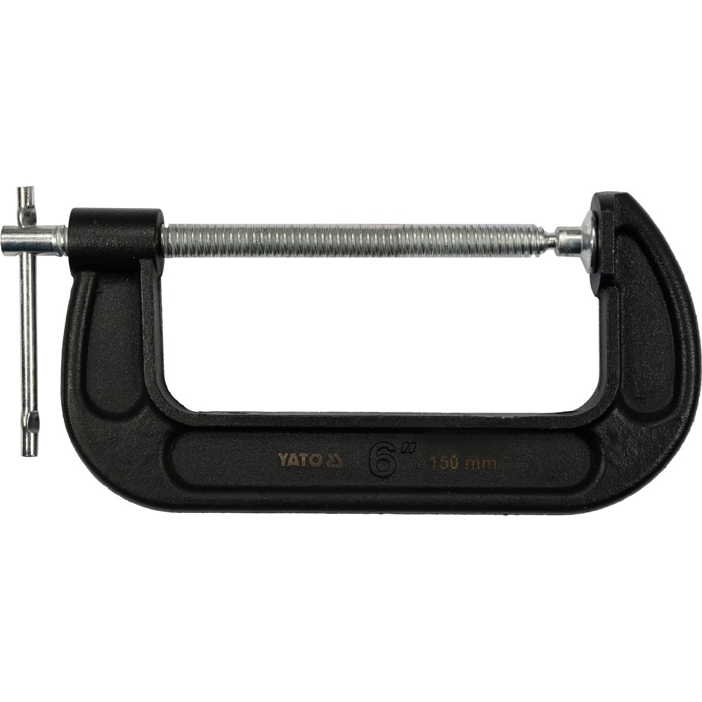 Скоба с винт Yato, 150 mm, Черна - eMAG.bg