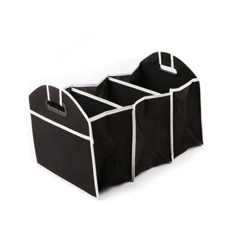 Органайзер за багажника на колата, сгъваем, 3 отделения, 2 странични ...