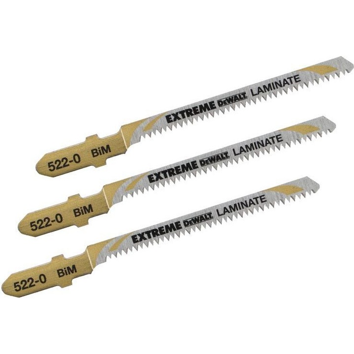 Set 3 panze de ferastrau Extreme, DeWalt, 82.6 mm, 1.4 mm