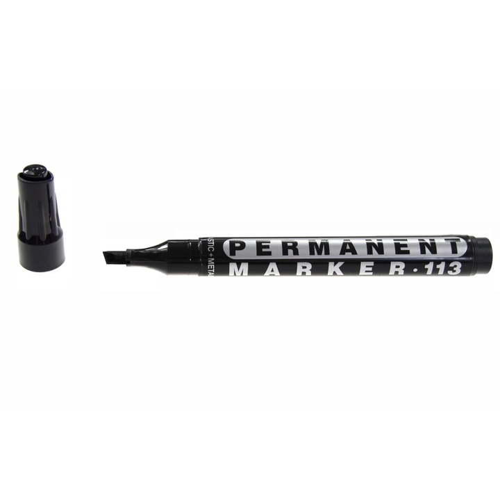 Marker permanent, Shan, Leely, Varf oblic, Negru