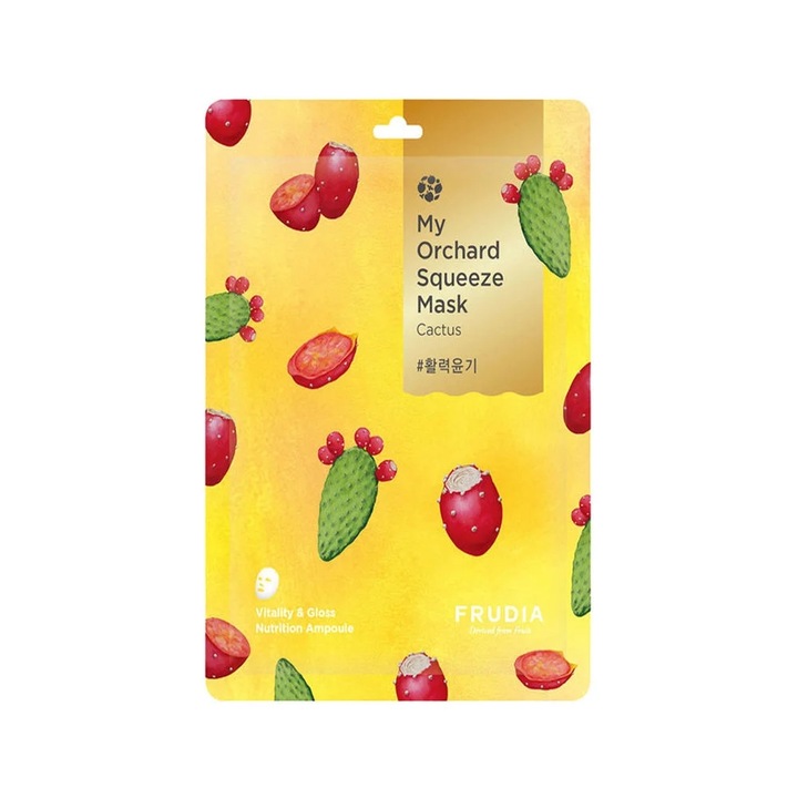 Masca cu extract de cactus, Frudia, 20 ml