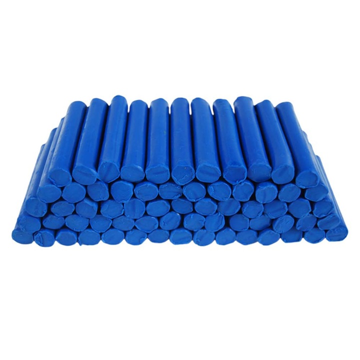 Пластилин, щастлив цвят, 66 бр., син