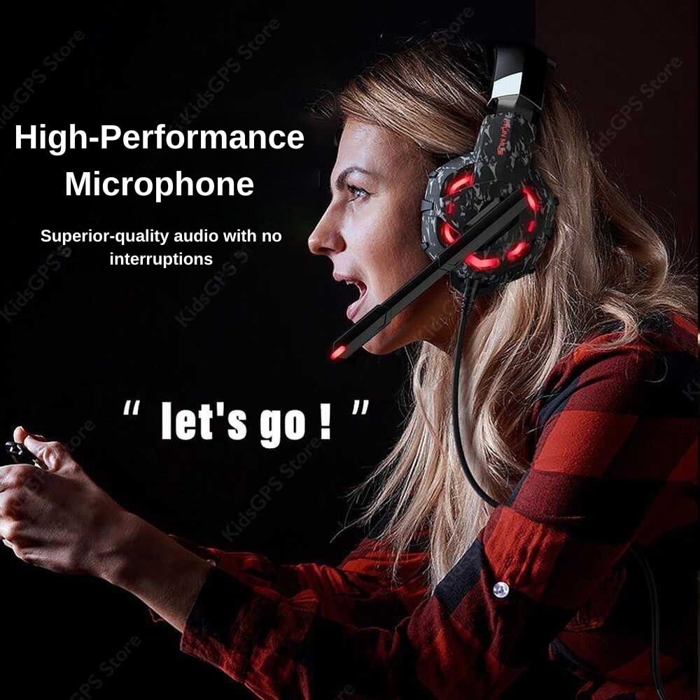 Професионални геймърски слушалки Runmus® K2Pro с микрофон,