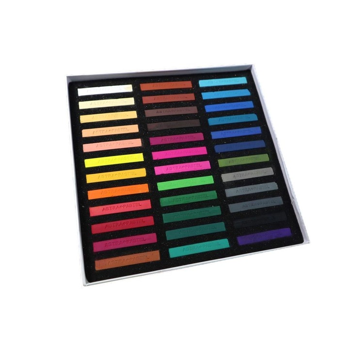 Set 36 pasteluri uscate Prestige, Astra, Multicolor