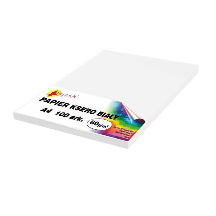 Top 100 coli hartie A4, Shan, Alb