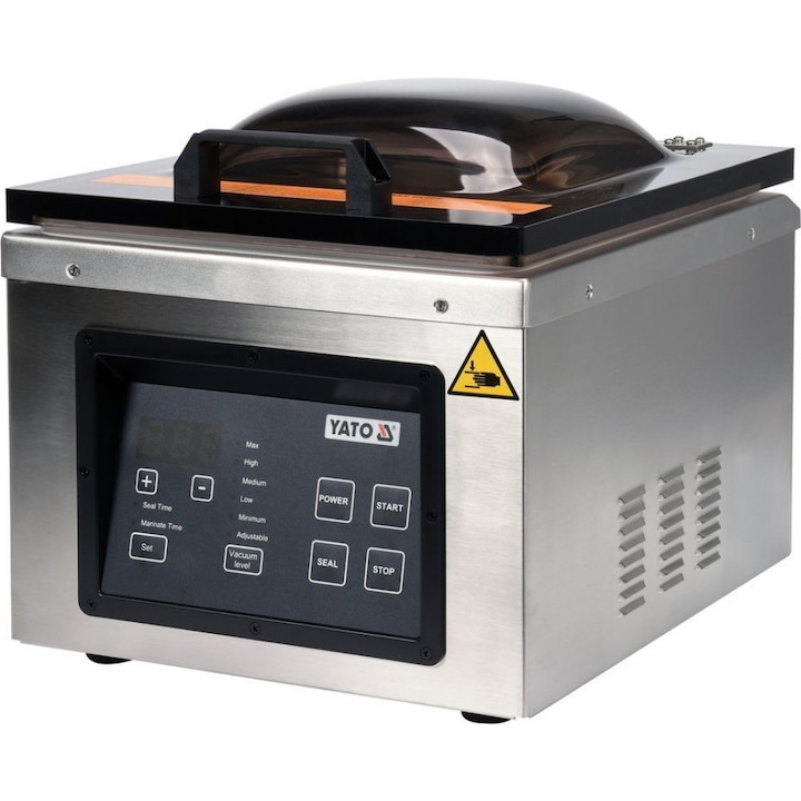 Професионален уред за вакуумиране на храна с камера Yato, 630 W, 300 мм