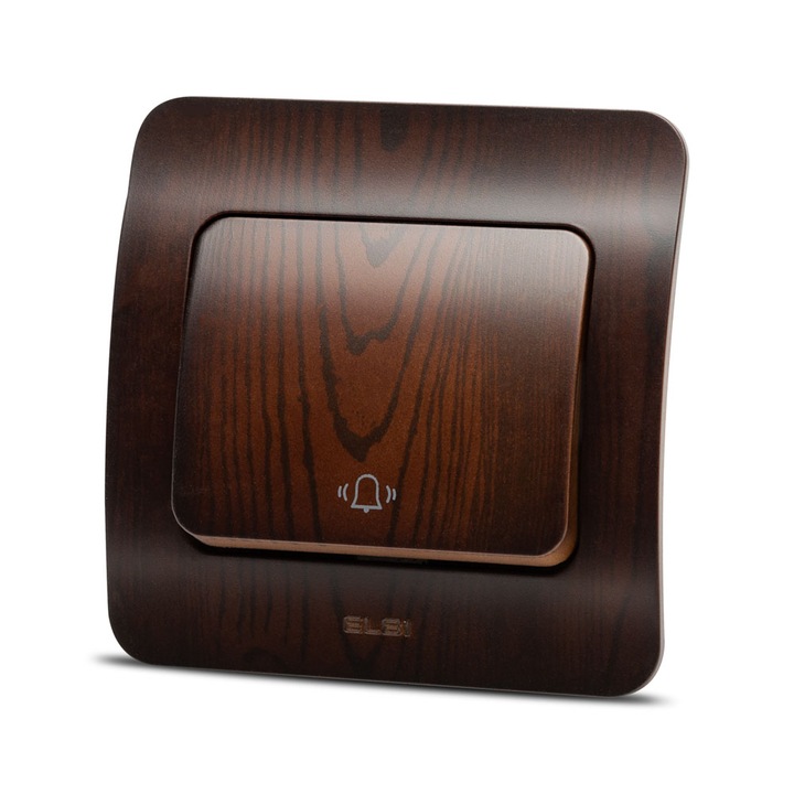 Intrerupator Sonerie, incastrat, 10A, gama Jazz, nuc inchis