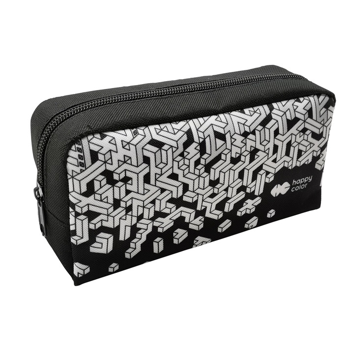 Toll, Happy Color, 1026913512, poliészter, 21 x 9,5 x 6 cm, fekete/fehér