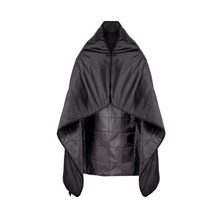 Volvo 2 az 1-ben piknik takaró, 130x170 cm, nejlon, fekete