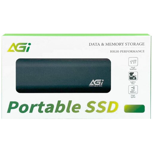 HDD/SSD extern AGI ED138 portabil, 1TB, USB 3.2 - eMAG.ro