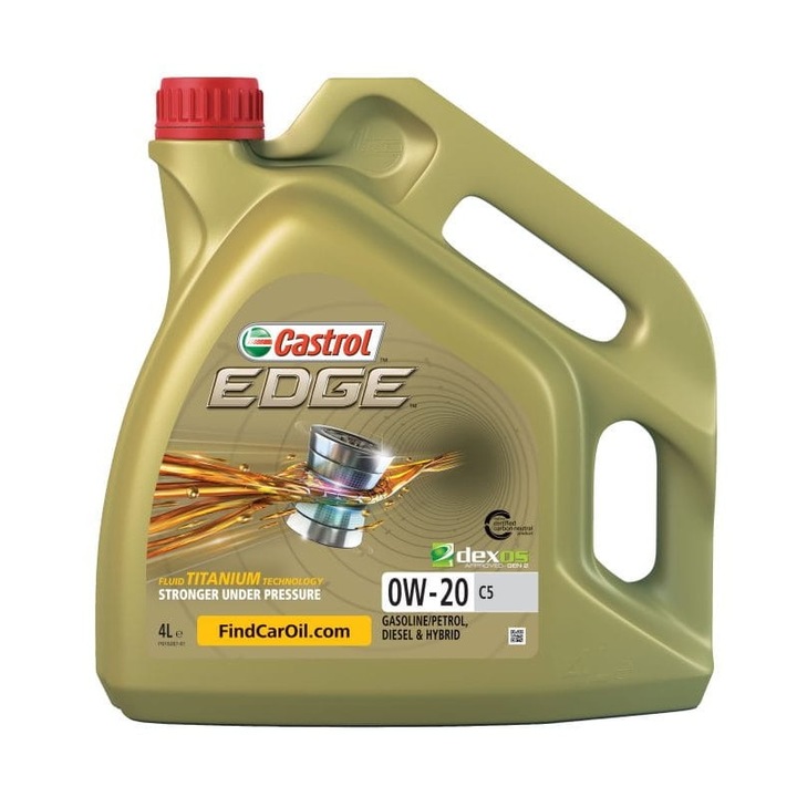 Ulei de motor Edge, Castrol, 0W20, 4L