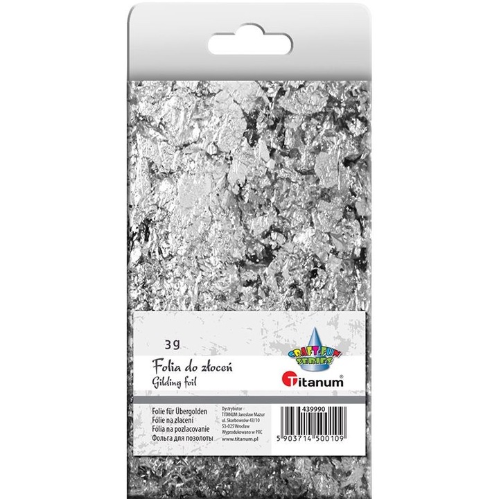 Folie decorativa, Titanum, Argintiu