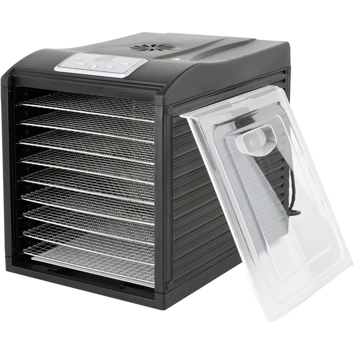 Deshidrator pentru alimente, Lund, Otel inoxidabil, 700 W, Gri