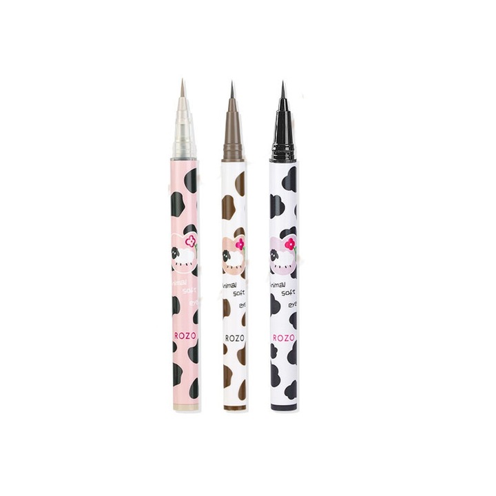 Set 3 eyeliner, Rozo, Tip carioca, Lichid, Multicolor