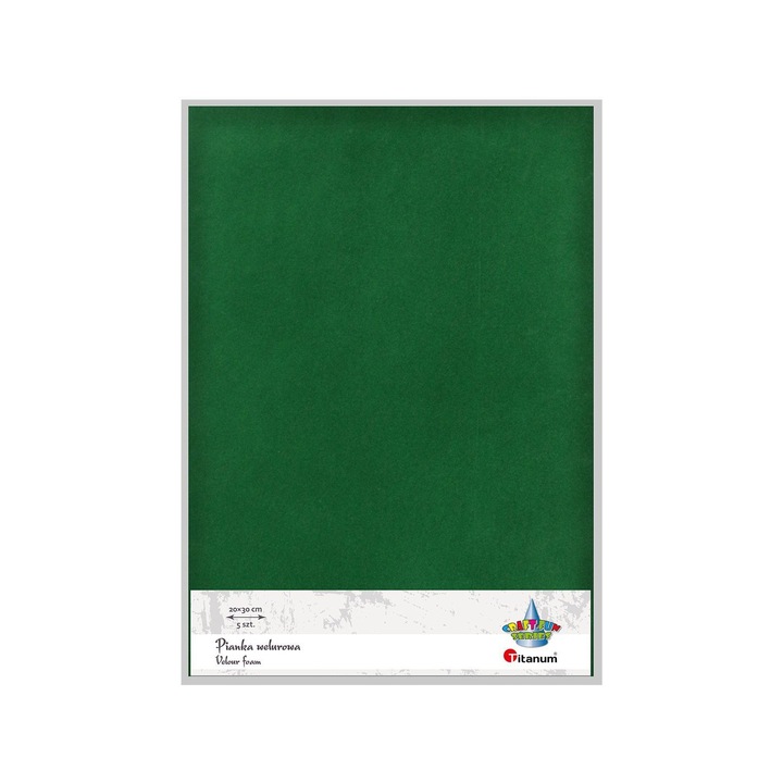 Hablap készlet, Titán, 20 x 30 cm, 5 db, Zöld