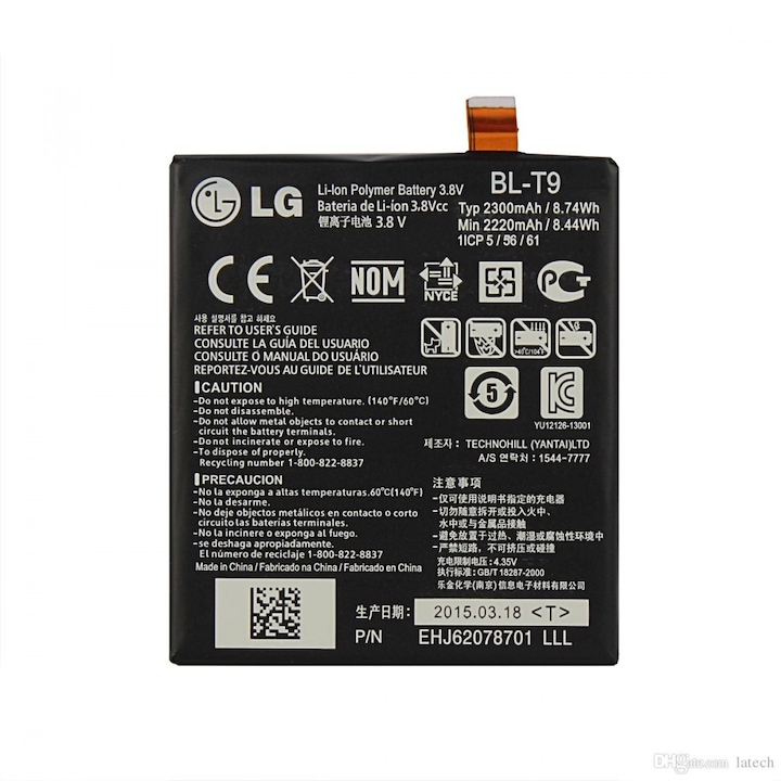 LG BL-T9 Nexus 5 gyári akkumulátor Li-Ion 2300mAh