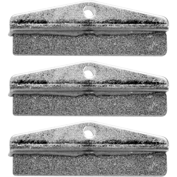 Set 3 pietre slefuitor Yato, 28x6 mm, Gri