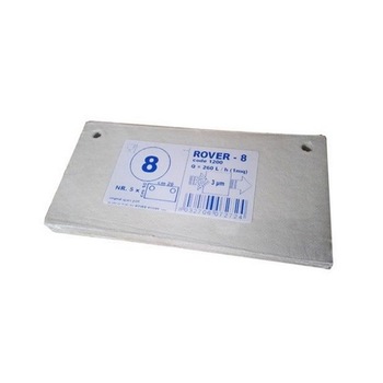 Set 5 placi filtrante 20x10 cm - ROVER 8, 3 μm Set 5 placi filtrante 20x10 cm - ROVER 8, 3 μm