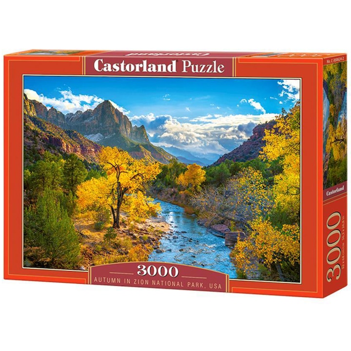 Puzzle Castorland, Autumn in Zion National Park, USA, 3000 piese