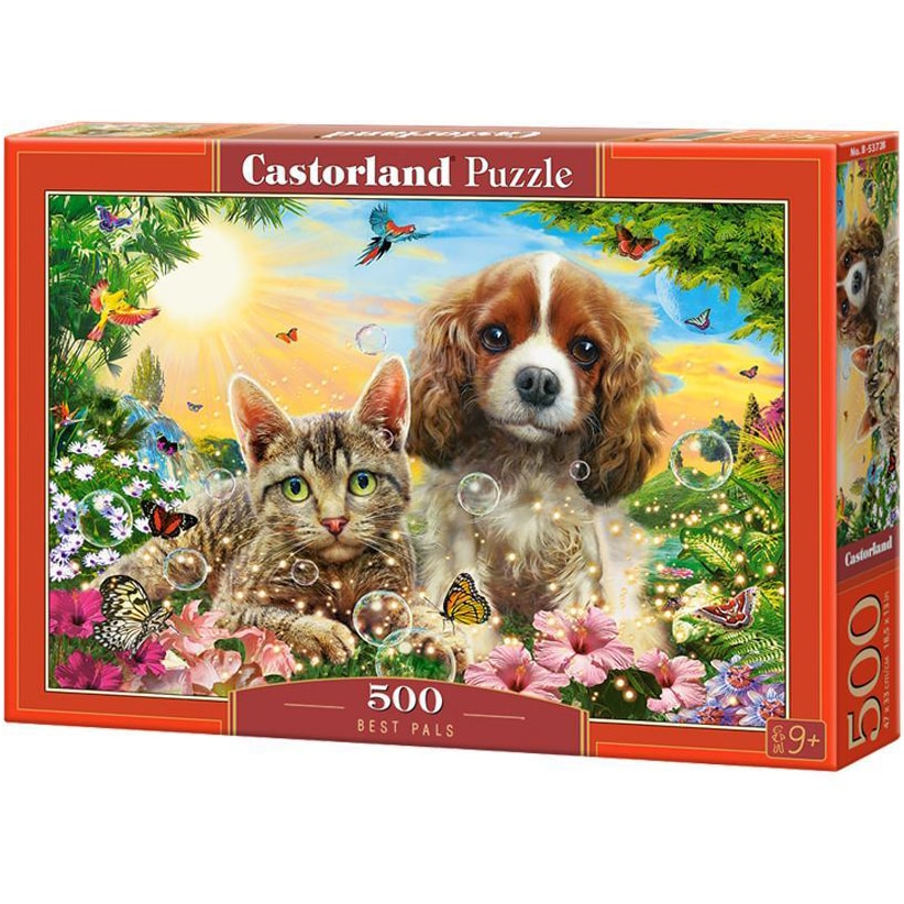 Puzzle Castorland, Best Pals, 500 Piese - EMAG.ro