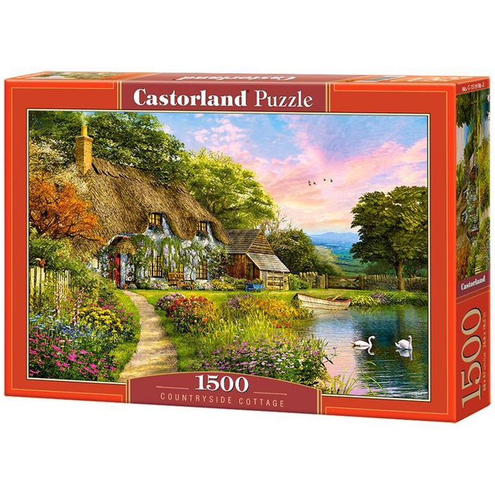 Пъзел Castorland, Countryside Cottage, 1500 части