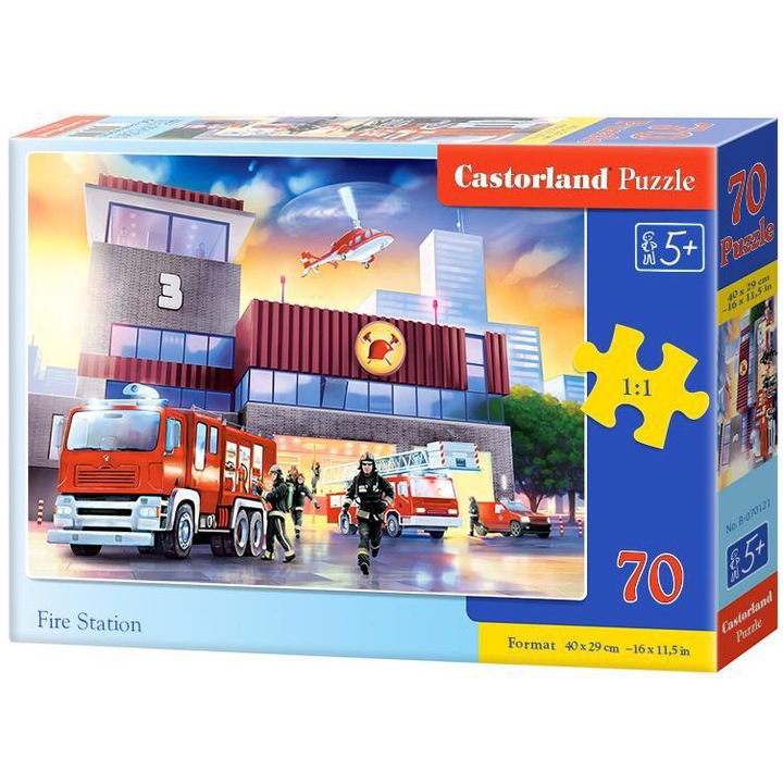 Castorland rejtvény, Tűzoltóság, 70 darab
