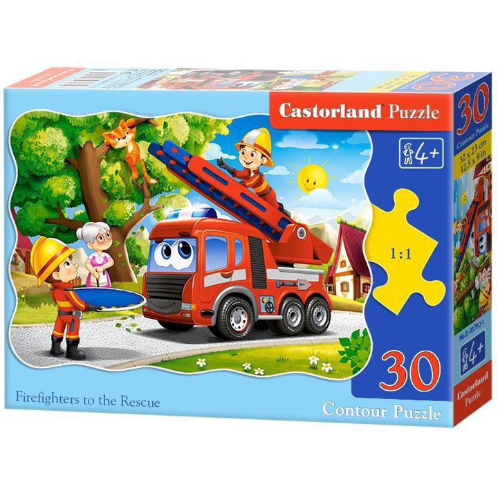 Castorland puzzle, Firefighters to the Rescue, 30 db