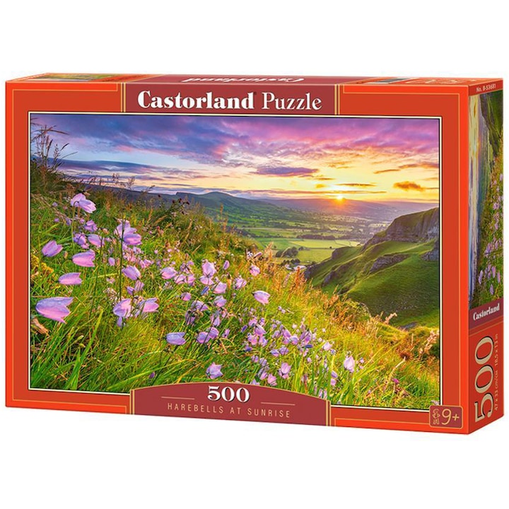 Castorland puzzle, Harebells at Sunrise A, 500 darab