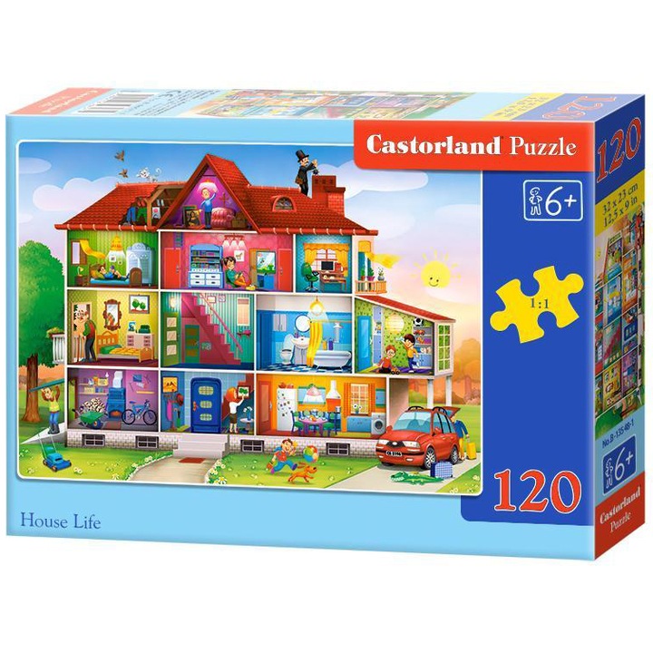 Пъзел Castorland, House Life, 120 части