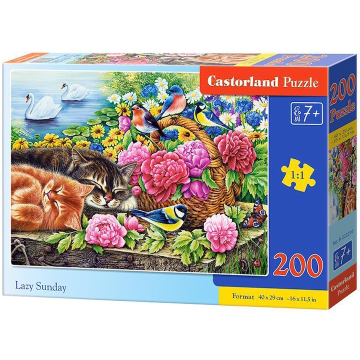 Пъзел Castorland, Lazy Sunday, 200 части