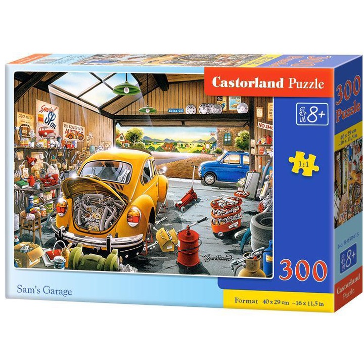 Puzzle Castorland, Sams Garage, 300 piese