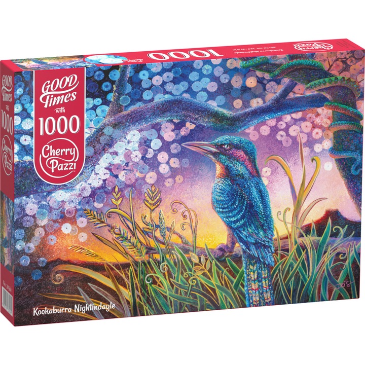 Puzzle Cherry Pazzi, Kookaburra Nightindayle, 1000 piese