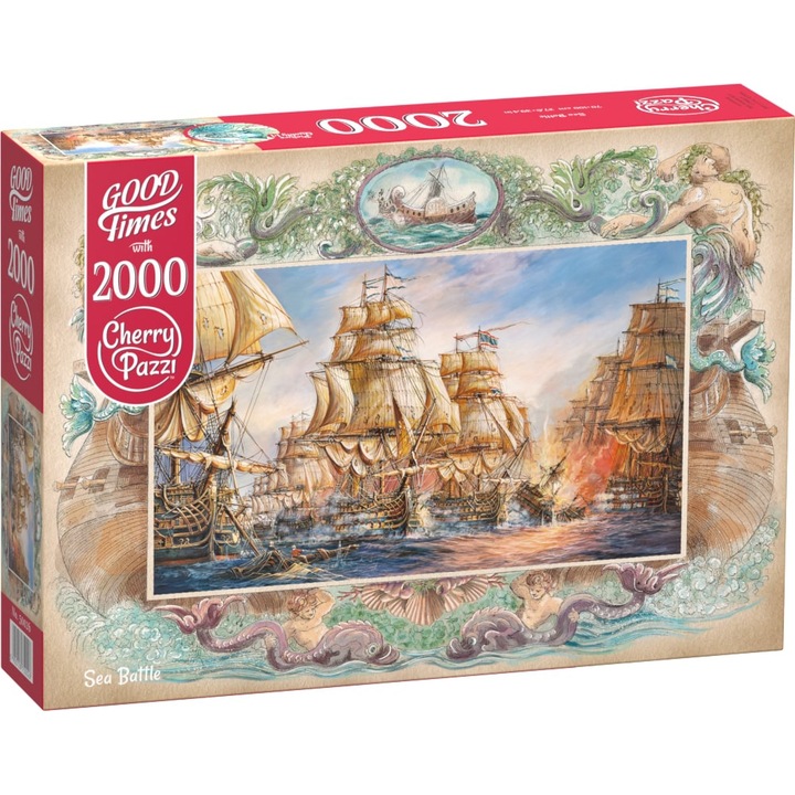 Пъзел Cherry Pazzi, Sea Battle, 2000 части