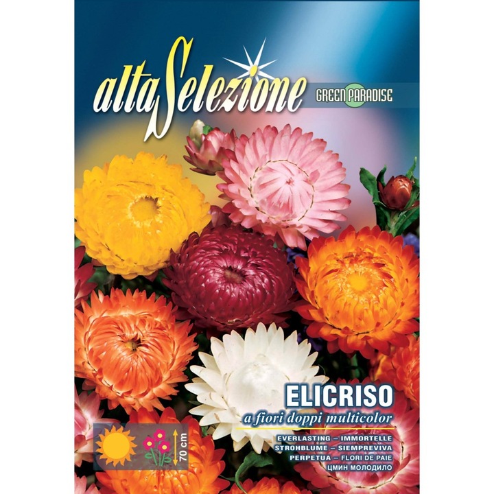 Seminte Alta Selezione flori - Imortele flori duble mix plic 1,5 grame