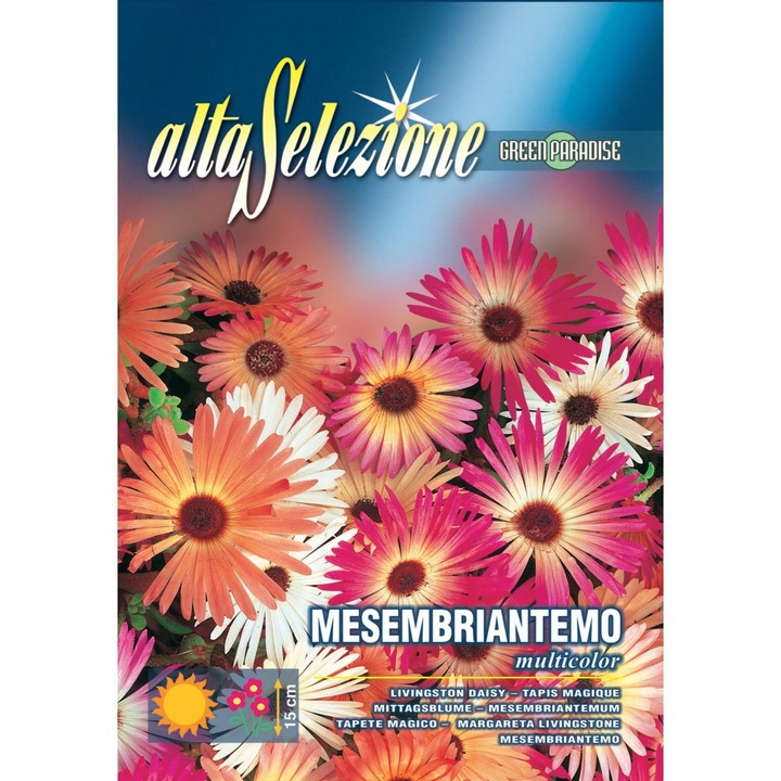 Seminte Alta Selezione flori - Margareta Livingstone Multicolor plic 1,6 grame