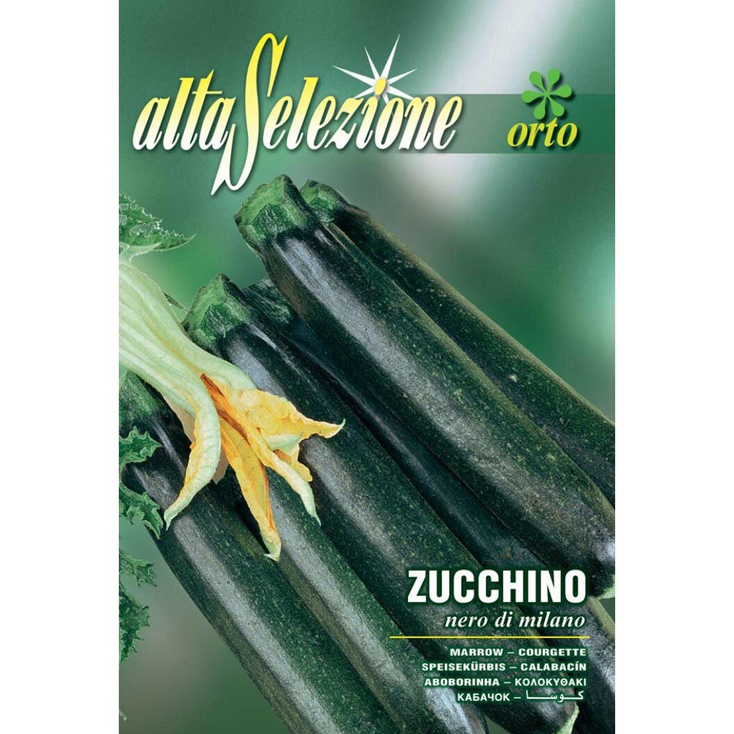 Seminte Alta Selezione legume - Dovlecel Nero Di Milano plic 8 grame