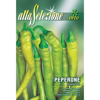 Seminte Alta Selezione legume - Ardei lung dulce Lombardo plic 0,75 grame Seminte Alta Selezione legume - Ardei lung dulce Lombardo plic 0,75 grame