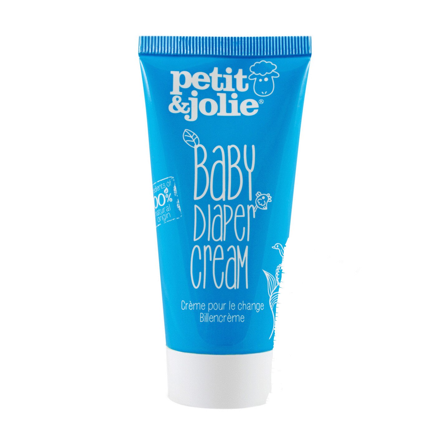 Crema organica pentru zona scutecului (mini), Petit&Jolie, 50 ml