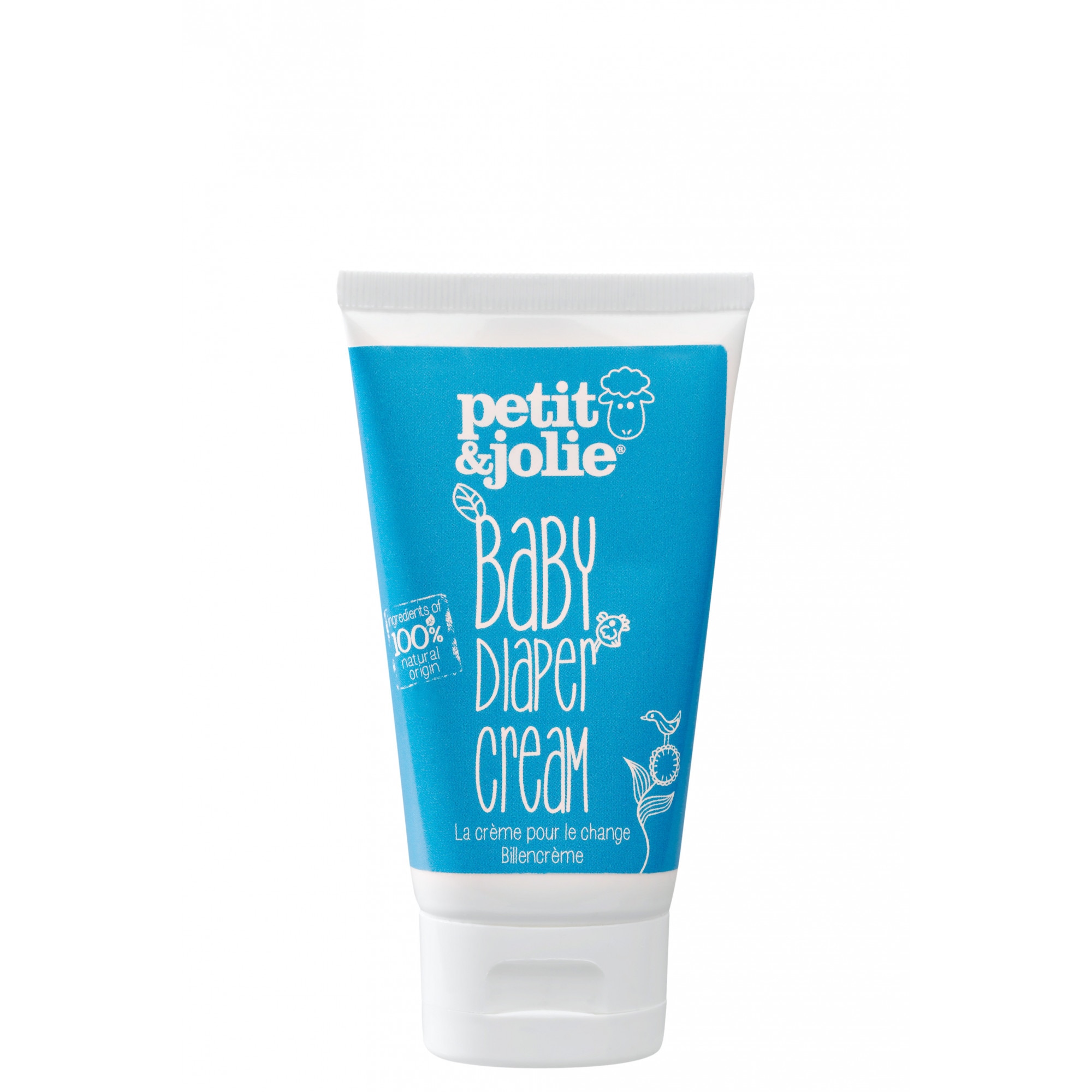 Crema organica pentru zona scutecului, Petit&Jolie, 75 ml