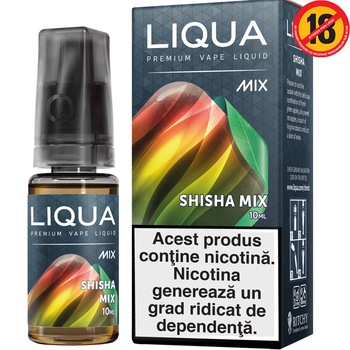 Lichid pentru Tigara Electronica Liqua MIX, Shisha Mix, 12 mg/ml nicotina, 10 ml Lichid pentru Tigara Electronica Liqua MIX, Shisha Mix, 12 mg/ml nicotina, 10 ml