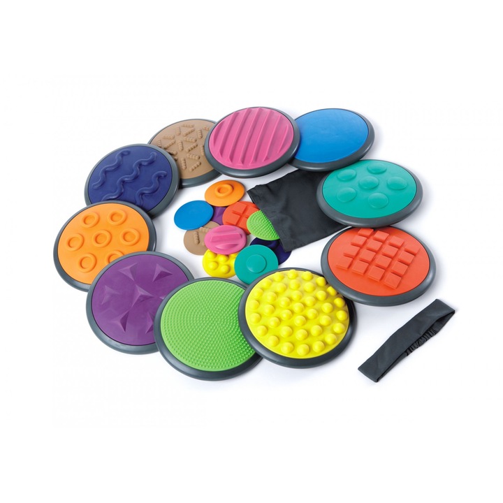 Discuri tactile GONGE 2116 set 10 perechi multicolor