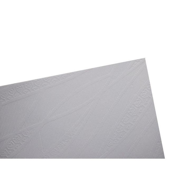 Set 20 coli carton decorativ A4, Fara lemn, Imprimeu lalele, 21 x 29.7 cm, Argintiu