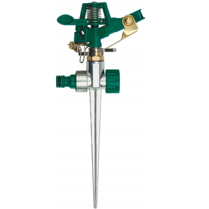 Aspersor, Flo, Alama/ABS/Zinc, Verde/Argintiu